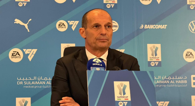 Napoli-Milan, Allegri in conferenza: Gli azzurri hanno meritato la vittoria. Sulla lite con la panchina del Napoli...