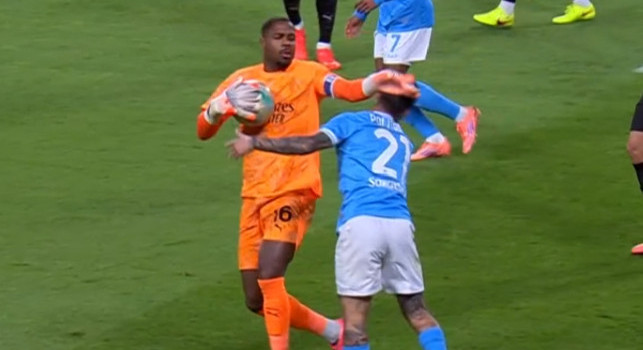 Moviola Napoli-Milan Supercoppa, Cesari non ha dubbi: Maignan andava espulso! Su Rabiot-Politano...