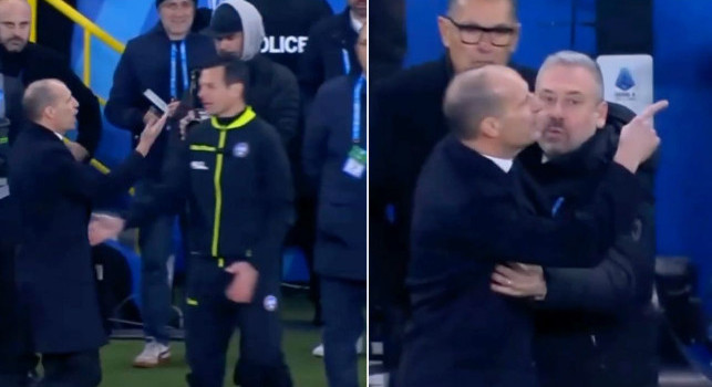 Napoli-Milan, il club azzurro condanna Allegri: Ha insultato Oriali, auspichiamo che l'aggressione non passi inosservata