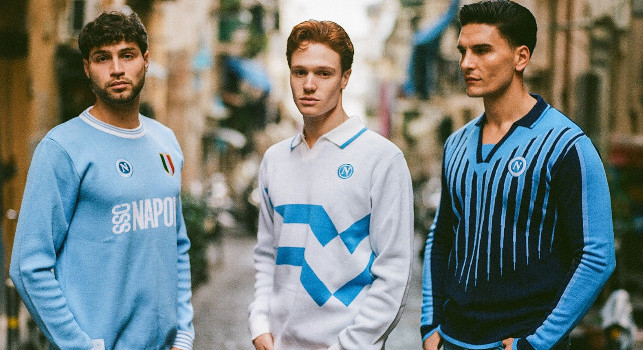 UFFICIALE - SSC Napoli presenta la nuova collezione di retro jumper per celebrare la storia e l&rsquo;estetica senza tempo del club