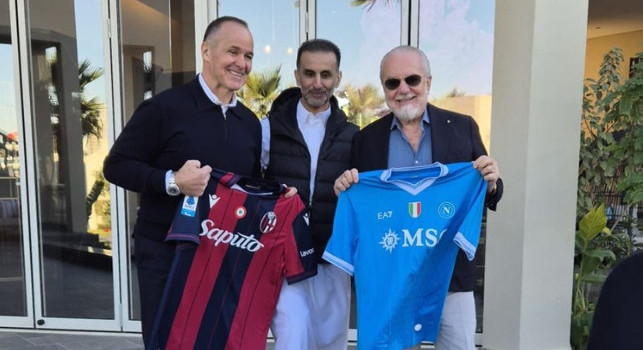 Napoli-Bologna, De Laurentiis incontra Saputo: ecco di che cosa hanno parlato!