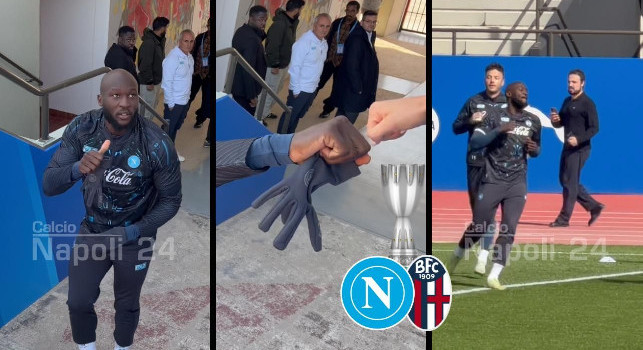 Lukaku-cam: BigRom si allena in gruppo alla vigilia di Napoli-Bologna! | VIDEO CN24