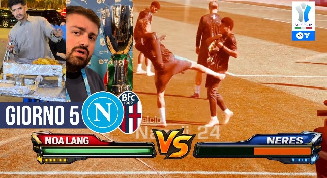Napoli-Bologna in Supercoppa a Riad! Pronostici arabi, il trofeo da vicino e una vista mozzafiato: VLOG Giorno 5 | VIDEO