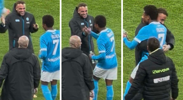 Lang e Neres sempre assieme, sembrano un duo rap: dall'olandese un gesto per il brasiliano