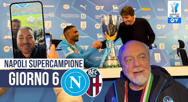 Napoli-Bologna live reaction e VLOG da Riyadh della Supercoppa! Giorno 6: la FINALE | VIDEO CN24