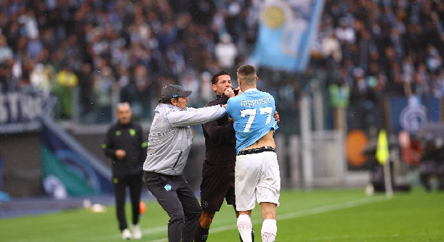 Altra Rissa in Lazio Napoli, espulsi Marusic e Mazzocchi!
