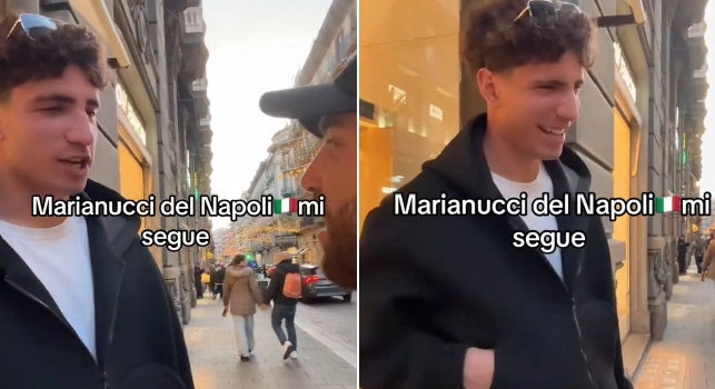 Marianucci e il siparietto col venditore di calzini a Via dei Mille: Che ruolo sei tu? | VIDEO