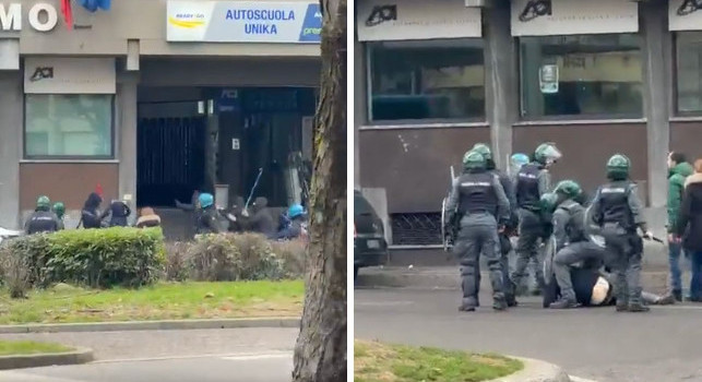 Scontri Como-Bologna: tifosi a contatto, intervengono le forze dell'ordine | FOTO