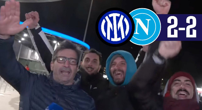 Tifosi napoletani a San Siro