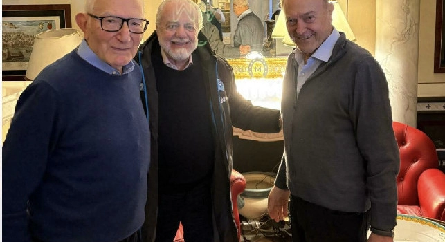 Napoli-Parma: De Laurentiis da Mimì alla Ferrovia alla viglia del match | FOTO