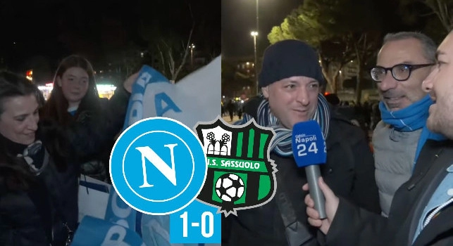 Napoli-Sassuolo 1-0, la reazione dei tifosi al Maradona nel post-partita | VIDEO CN24