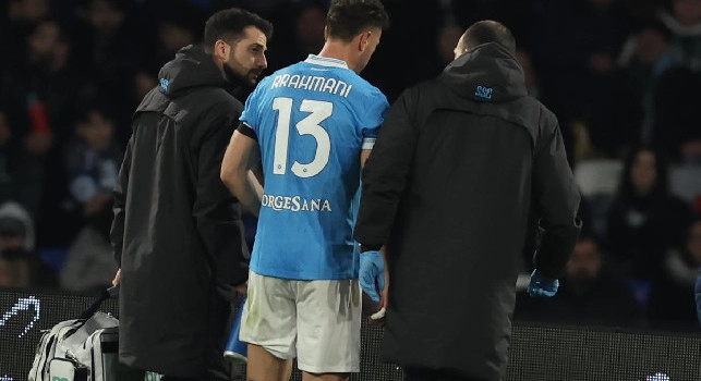 Infortunio per Rrahmani in Napoli-Roma: le condizioni e le parole di Conte
