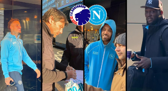 Rifinitura Copenaghen-Napoli, autografi e selfie coi tifosi in Danimarca! | VIDEO CN24