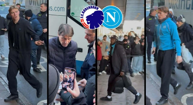 Vai Romelu!. Terminata la rifinitura del Napoli a Copenaghen: che bolgia fuori l'albergo degli azzurri! | VIDEO CN24