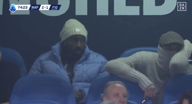 Anguissa e Milinkovic-Savic in tribuna al Maradona: seguono i compagni da vicino! | FOTO