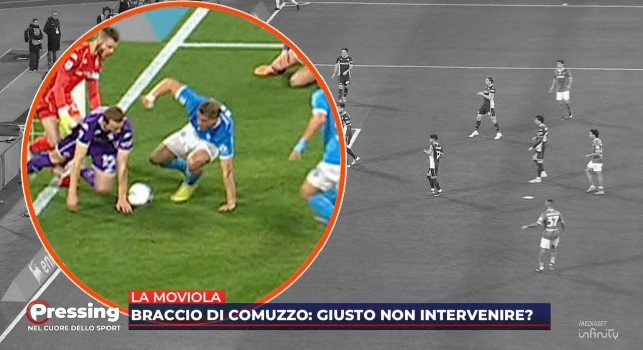 Rigore Napoli Fiorentina, la moviola di Cesari: C'è il fallo di mano, ma ecco perché non può essere punito