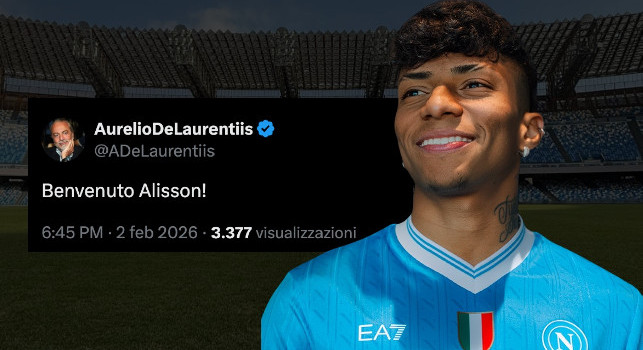 UFFICIALE - Alisson Santos è un nuovo giocatore della SSC Napoli: il benvenuto di ADL