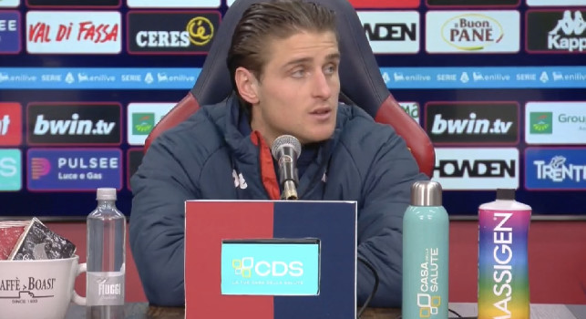 Genoa, Colombo in conferenza: Il rigore? Siamo in un'epoca dove i minimi contatti sono rivisti e tutto pu&ograve; essere un potenziale fallo