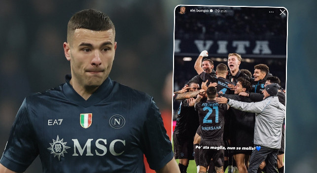 Buongiorno non si abbatte e rilancia sui social: Pe&rsquo; sta maglia nun se molla! | FOTO