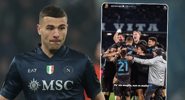 Buongiorno non si abbatte e rilancia sui social: Pe’ sta maglia nun se molla! | FOTO