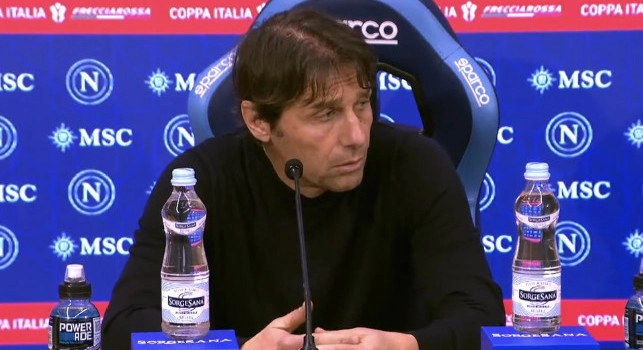 Conte in conferenza: Sarò sempre grato a De Laurentiis, sa da un mese il mio pensiero. Ho promesso che Napoli lotterà anche senza me