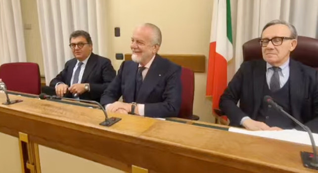 "È andata bene". De Laurentiis commenta l'audizione in Commissione Antimafia, no comment a domande sul Napoli e Conte