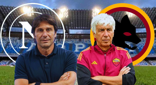 Formazioni Napoli-Roma: le scelte di Conte e Gasperini