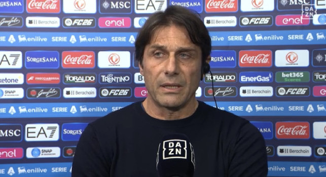 Conte a DAZN: I ragazzi stanno dando il massimo, spesso qualcosa va aggiustato a causa delle assenze. Cercheremo di far male alla Roma, uscir&agrave; fuori una buona partita