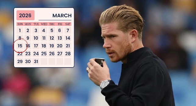 Infortunati Napoli, ecco il calendario dei rientri in campo: sorpresa De Bruyne