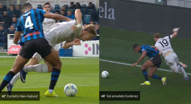 Atalanta-Napoli, che paradosso! Protocollo VAR a doppio senso nella stessa partita | FOTO