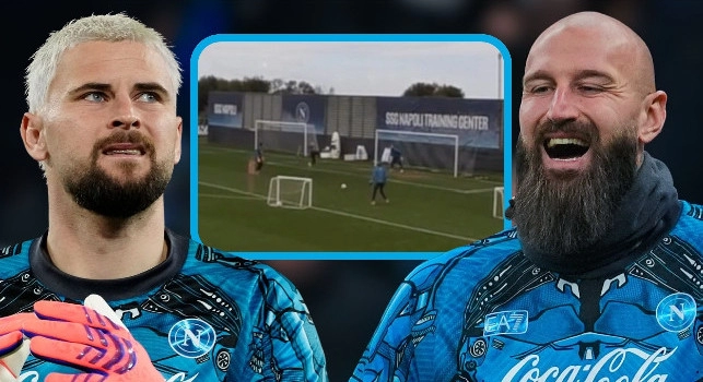 Contini vs Milinkovic-Savic, risate in allenamento dopo una semi-rovesciata: Scusa fratello! | VIDEO