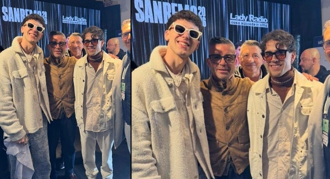 Sorpresa a Sanremo: guardate chi ha fatto visita ai napoletani Aka7even e LDA