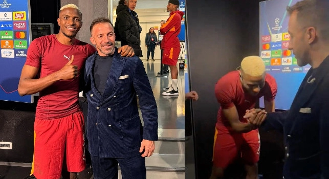 Osimhen ammicca alla Juventus: il gesto di ieri con Del Piero | VIDEO