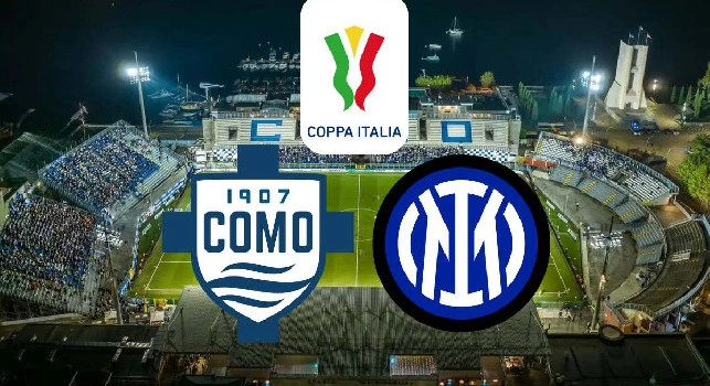 Dove vedere Como Inter Coppa Italia
