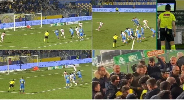 Caos Carrarese-Catanzaro, Rocchi contestato dai tifosi: intervengono i Carabinieri per scortarlo! | VIDEO