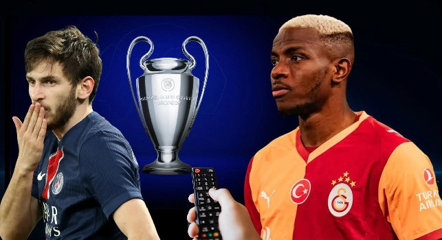 Champions League in TV in chiaro: TV8 e Cielo trasmetteranno le partite di Osimhen e Kvaratskhelia