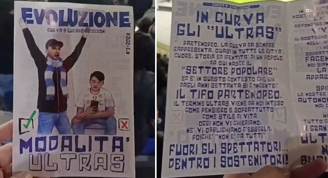 Nuovo numero di Evoluzione, la fanzine dei tifosi napoletani in Curva B | VIDEO