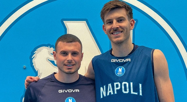 Guerri Napoli Basket, gesto di Marshall e Doyle dopo l'allenamento mattutino. Novità sul rientro di Mitrou-Long