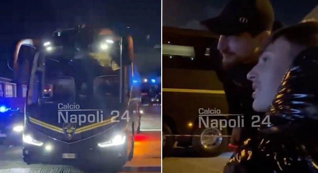 Il Lecce arriva a Napoli, sorpresa per i tifosi azzurri presenti in albergo | VIDEO CN24