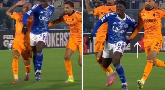 Moviola Como-Roma: Wesley espulso ma il secondo fallo non è suo, e il Var non può intervenire