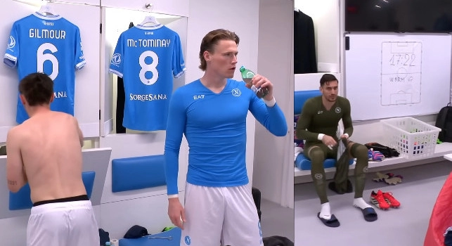 Spogliatoio del Napoli