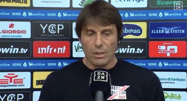 Conte a DAZN: Abbiamo messo pressione a chi ci sta davanti, ma l'obiettivo &egrave; la Champions! Difficile recuperare Neres per queste ultime partite