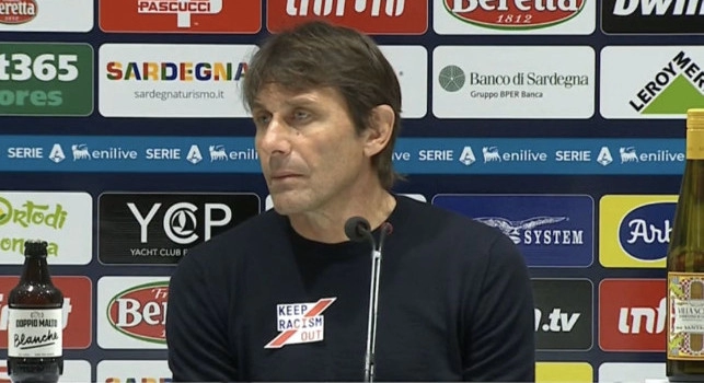 Conte in conferenza: Fatta una roba straordinaria in sette mesi! Il discorso doppio play non &egrave; nuovo. Bello vincere prima della sosta, ma una cosa mi lascia meno contento