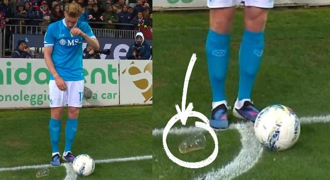 Vergogna a Cagliari: guardate cosa hanno lanciato in campo a De Bruyne | FOTO