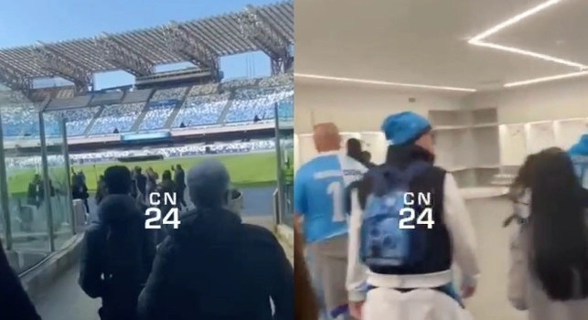 Stadio Maradona aperto a tutti, tour campo-spogliatoi: come partecipare | VIDEO CN24