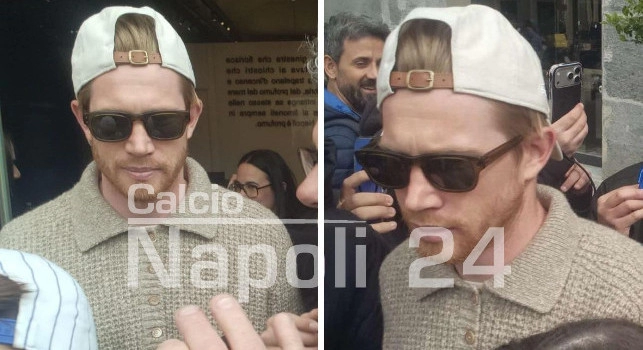 Bagno di folla per De Bruyne: mattinata in centro città, ecco dov'è stato | FOTO CN24