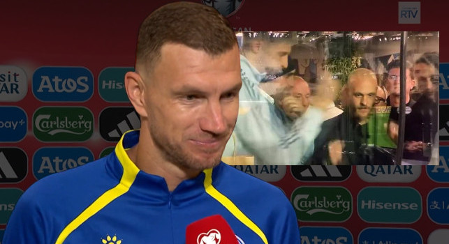 Esultanza Dimarco e Italia?, arriva la risposta di Edin Dzeko in conferenza prima di Bosnia-Italia!