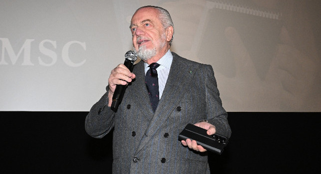 De Laurentiis non sar&agrave; al Maradona per Napoli-Milan, ecco da dove vedr&agrave; la partita