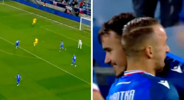 Slovacchia-Romania 2-0, assist di Lobotka in amichevole! Ruba palla e serve Strelec | VIDEO