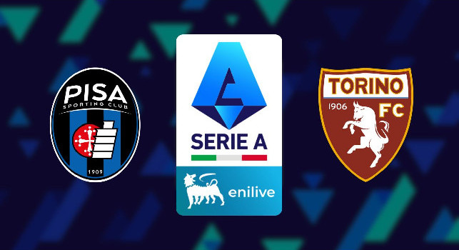 Formazioni ufficiali Pisa-Torino